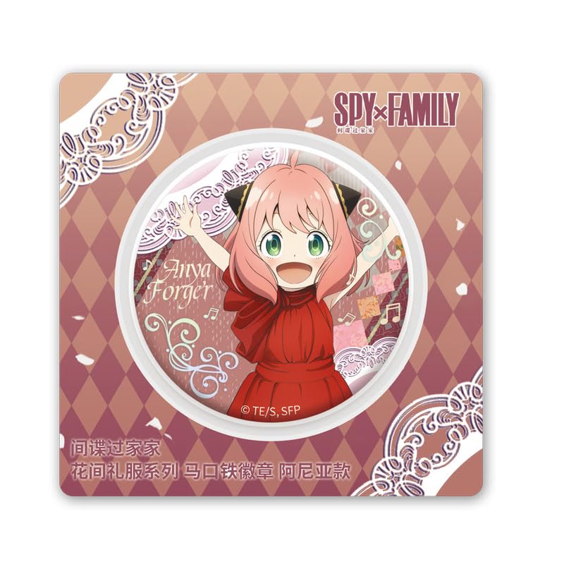 Taniayi SPYxFAMILY Genuine License Badge Anya Yor Loid谷娘